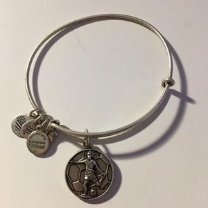 Girls soccer alex and ani bracelet
